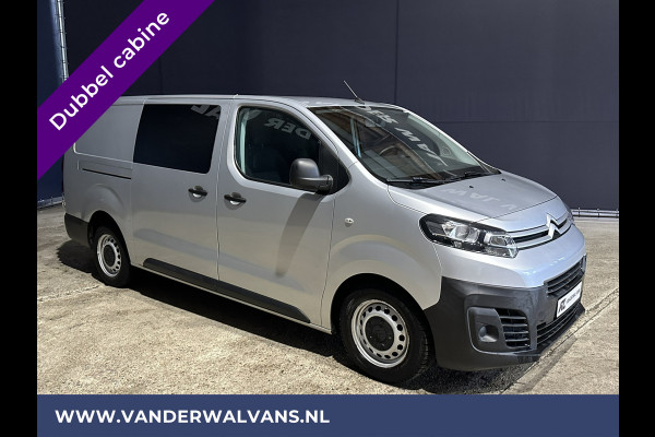 Citroën Jumpy 2.0 BlueHDI **MARGE, GEEN BTW** 123pk L3H1 XL Dubbel cabine Euro6 Airco | Navigatie Cruisecontrol, Apple Carplay, Android Auto, Trekhaak, Parkeersensoren, 5-Zits