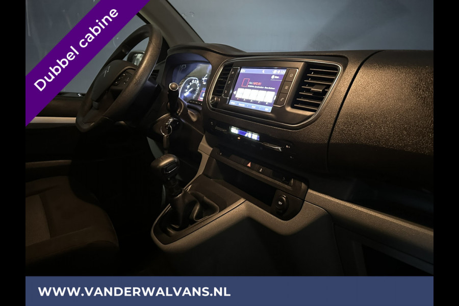 Citroën Jumpy 2.0 BlueHDI **MARGE, GEEN BTW** 123pk L3H1 XL Dubbel cabine Euro6 Airco | Navigatie Cruisecontrol, Apple Carplay, Android Auto, Trekhaak, Parkeersensoren, 5-Zits