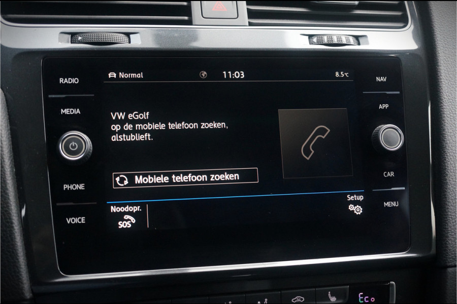 Volkswagen e-Golf E-DITION | Virtual | Camera | Keyless | Warmtepomp | NAP | Stoelverwarming | LED | BTW | Adaptive Cruise Control | LM. Velgen | Climate Control | Navigatie | PDC |