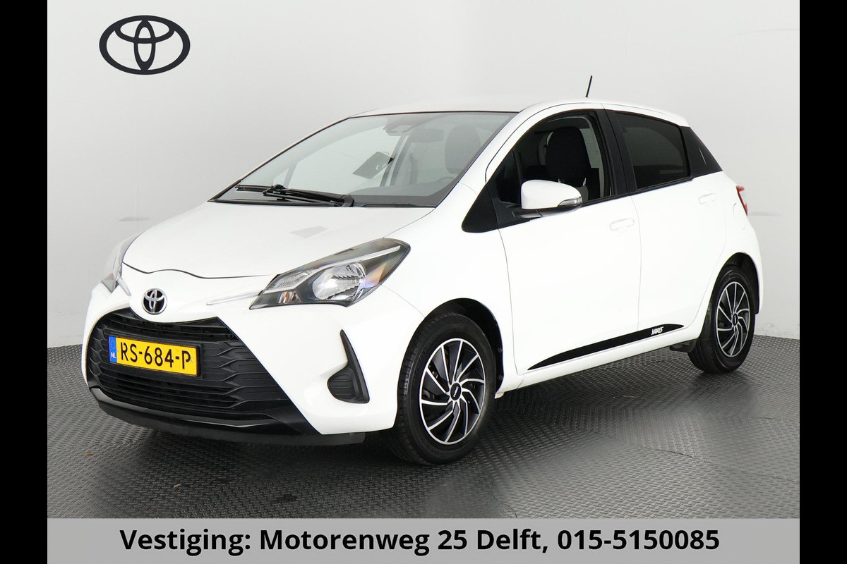 Toyota Yaris 1.0 VVT-i COMFORT STYLE EDITION 1e EIG.AIRCO. ZEER ZUINIG ! 5 DRS. VEILIGHEIDS PAKKETTEN. GARANTIE TOT 2028!