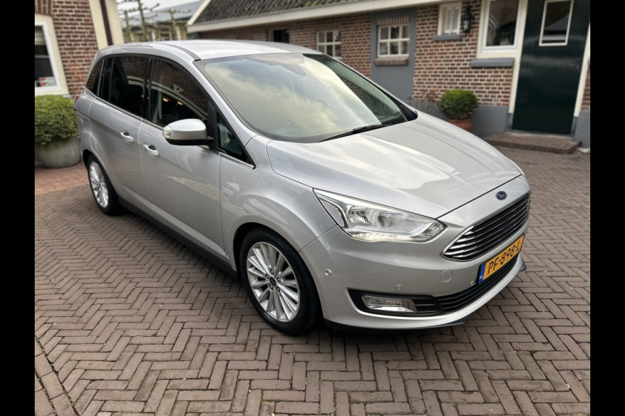 Ford Grand C-Max 1.0 125pk Titanium Navi, Carplay, Trekhaak, 1e Eigenaar