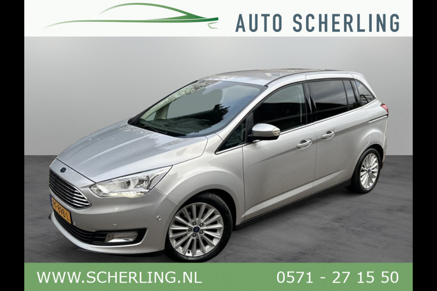 Ford Grand C-Max 1.0 125pk Titanium Navi, Carplay, Trekhaak, 1e Eigenaar