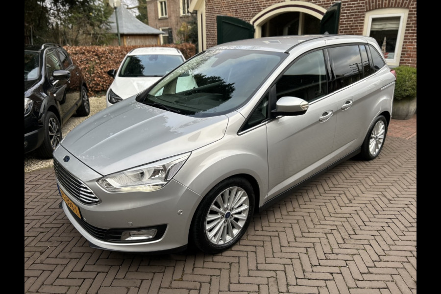 Ford Grand C-Max 1.0 125pk Titanium Navi, Carplay, Trekhaak, 1e Eigenaar