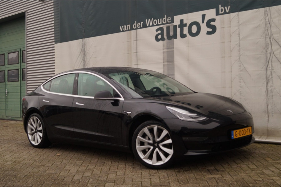 Tesla Model 3 Long Range AWD 75kWh 351pk -PANO-LEER-