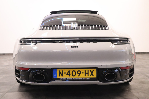 Porsche 911 3.0 Carrera 4 S Sport chrono Bose Dealer onderhouden Kreide Grau Panoramadak ACC 450PK!