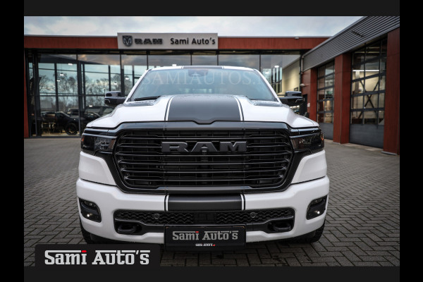 Dodge Ram HURRICAN 420PK 636 Nm 2025 LARAMIE NIGHT | 14,4 SCHERM + 10.2 INCH PASSENGER SCREEN | PRIJS MET LPG EN COVER EN GARANTIE | DUBBELE CABINE | PICK UP | 5 PERSOONS | DC | GRIJSKENTEKEN | VOORAAD 2223 - 5047