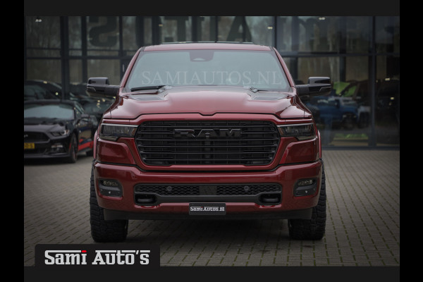 Dodge Ram 2025 LARAMIE SPORT HURRICAN 420PK 636 Nm | PRIJS MET LPG EN COVER EN GARANTIE | DUBBELE CABINE | PICK UP | 5 PERSOONS | DC | GRIJSKENTEKEN | Velvet Red Pearl VOORAAD 2218 - 3854