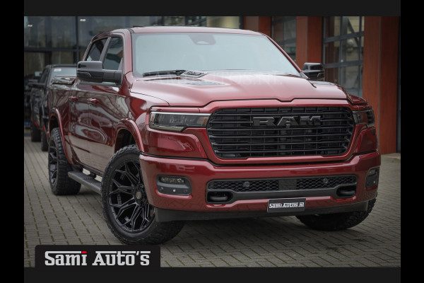 Dodge Ram 2025 LARAMIE SPORT HURRICAN 420PK 636 Nm | PRIJS MET LPG EN COVER EN GARANTIE | DUBBELE CABINE | PICK UP | 5 PERSOONS | DC | GRIJSKENTEKEN | Velvet Red Pearl VOORAAD 2218 - 3854