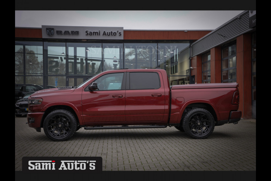 Dodge Ram 2025 LARAMIE SPORT HURRICAN 420PK 636 Nm | PRIJS MET LPG EN COVER EN GARANTIE | DUBBELE CABINE | PICK UP | 5 PERSOONS | DC | GRIJSKENTEKEN | Velvet Red Pearl VOORAAD 2218 - 3854