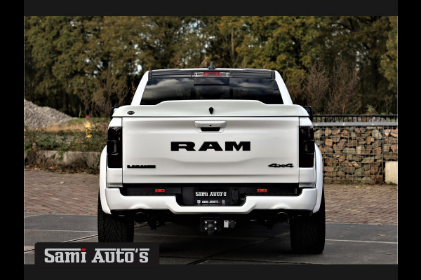 Dodge Ram 1500 LARAMIE NIGHT | BOM VOL | LPG | HUD | VIRTUAL | LUCHTVERING | DEKSEL | PANORAMADAK | BRIGHT WIHTE | 5.7 V8 HEMI 402PK 4x4 | CREWCAB 5 PERSOONS | GRIJSKENTEKEN | VOORRAAD NR 2147 - 4802