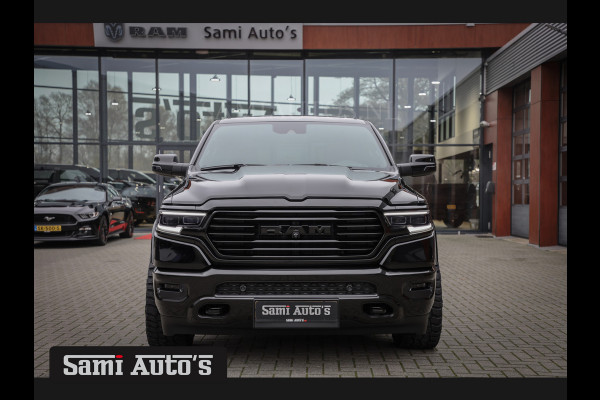 Dodge Ram 1500 BLACK OPS LONGHORN | HUD & VIRTUAL | PRIJS MET LPG + HEAD UP ADG + DEKSEL + PANORAMADAK GWJ + LUCHTVERING SER + BOM VOL | L CREW CAB | DUBBELE CABINE | 5,7L V8 HEMI 402 PK 4X4 | 5 PERSOONS | GRIJSKENTEKEN | VOORRAAD NR 2204 - 9644