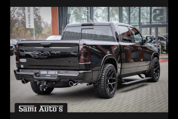 Dodge Ram 1500 BLACK OPS LONGHORN | HUD & VIRTUAL | PRIJS MET LPG + HEAD UP ADG + DEKSEL + PANORAMADAK GWJ + LUCHTVERING SER + BOM VOL | L CREW CAB | DUBBELE CABINE | 5,7L V8 HEMI 402 PK 4X4 | 5 PERSOONS | GRIJSKENTEKEN | VOORRAAD NR 2204 - 9644