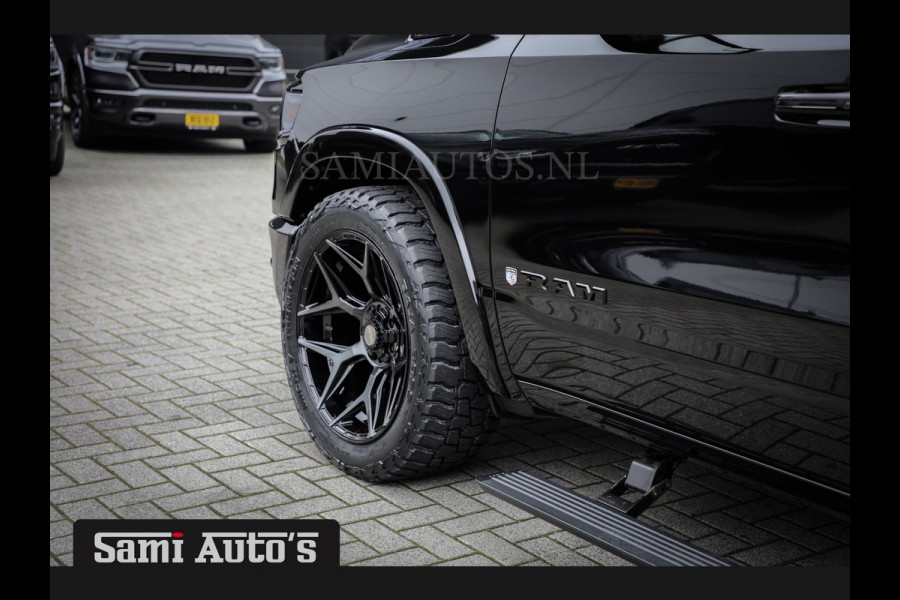 Dodge Ram 1500 BLACK OPS LONGHORN | HUD & VIRTUAL | PRIJS MET LPG + HEAD UP ADG + DEKSEL + PANORAMADAK GWJ + LUCHTVERING SER + BOM VOL | L CREW CAB | DUBBELE CABINE | 5,7L V8 HEMI 402 PK 4X4 | 5 PERSOONS | GRIJSKENTEKEN | VOORRAAD NR 2204 - 9644