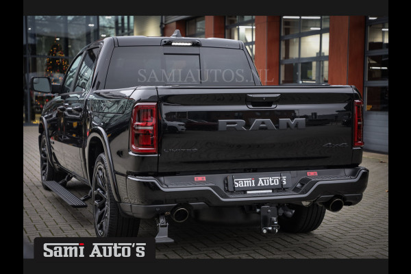 Dodge Ram 1500 LIMITED NIGHT H.O 540PK 706 Nm 2025 | XB9 | MASSAGE | BOM VOL | CREW CAB | DUBBELE CABINE | GRIJSKENTEKEN | €99950,- EXCL BTW | VOORRAAD NR 2263 - 9031