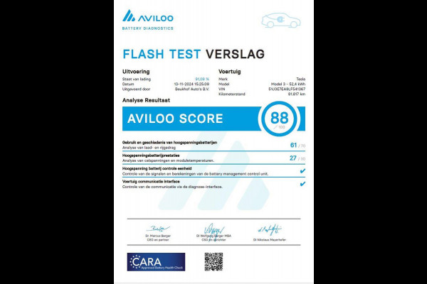 Tesla Model 3 Standard RWD Plus 60 kWh Nav Pano Leer Soh 88%