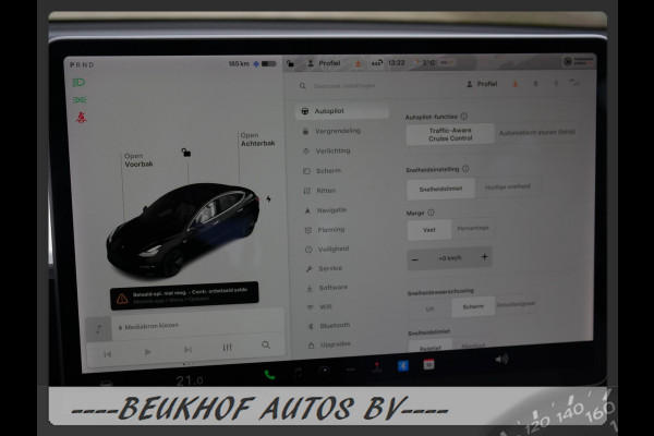 Tesla Model 3 Long Range AWD 75 kWh Pano Wit Leer Navi Cam