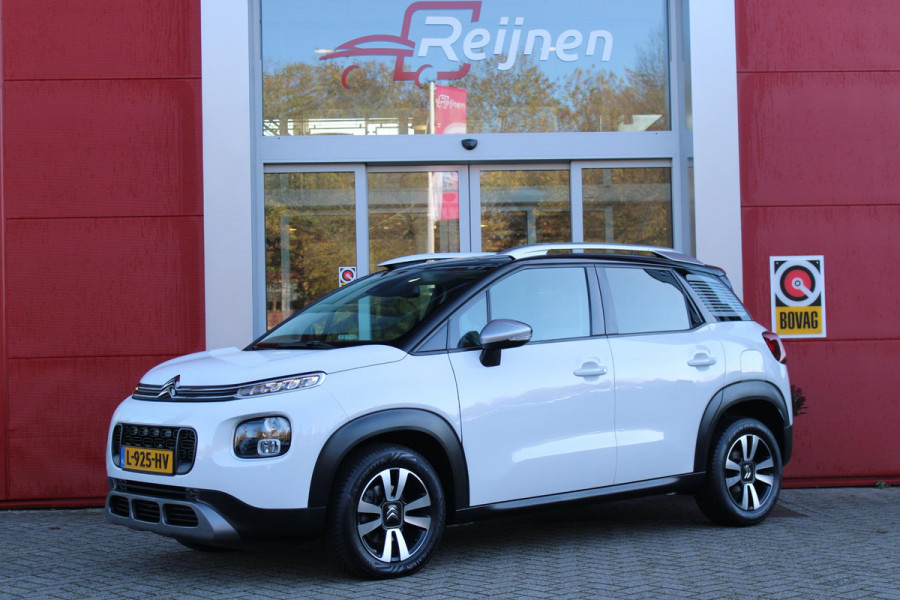 Citroën C3 Aircross 1.2 110PK AUTOMAAT SHINE | NAVIGATIE | APPLE CARPLAY/ANDROID AUTO | DAB+ RADIO | CRUISE CONTROL | LICHTMETALEN VELGEN | PARKEER SENSOREN VOOR EN ACHTER | ALL SEASON BANDEN | ZONNESCHERMEN ACHTER | CLIMATE CONTROL |