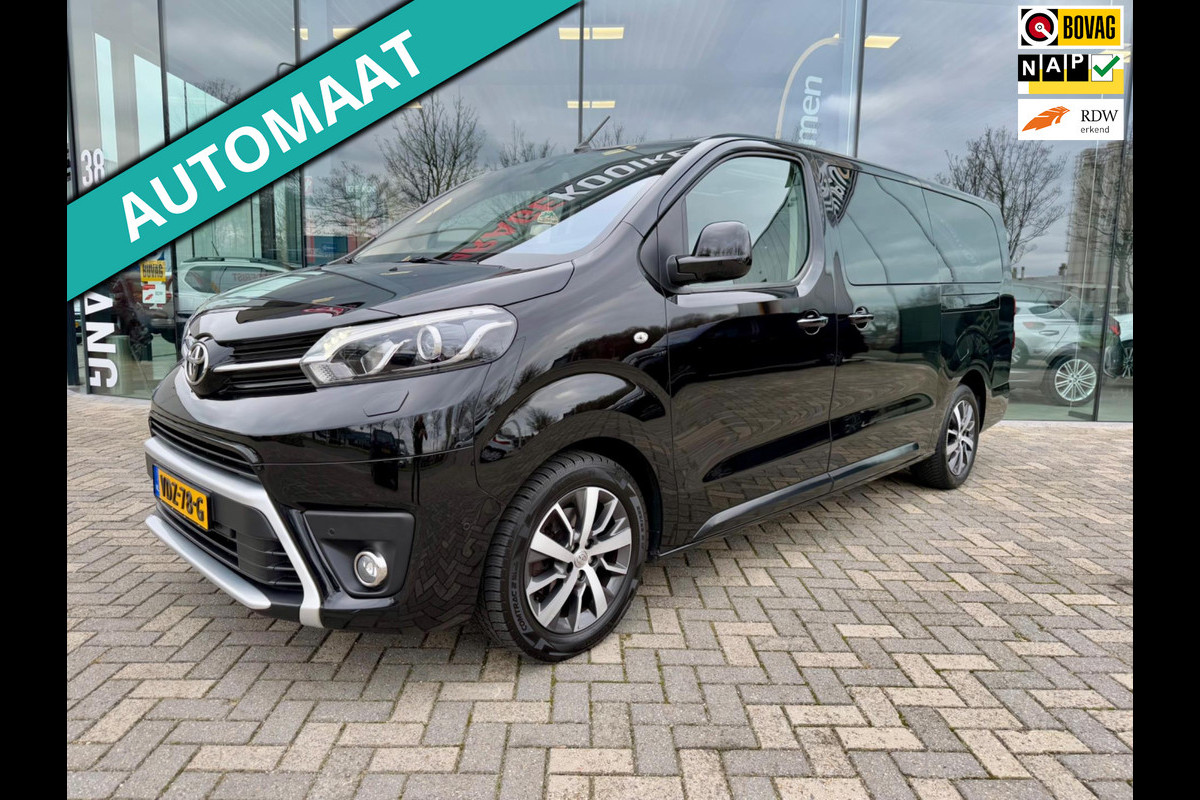 Toyota ProAce Verso 2.0 210pk Aut Executive DC, Elek schuifdeuren, HUD, Panoramadak, Leder