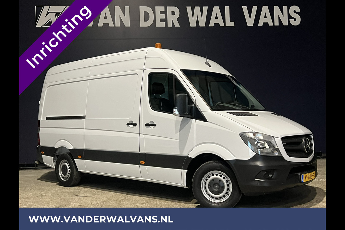 Mercedes-Benz Sprinter 316 CDI 164pk L2H2 inrichting Euro6 Airco | 2800kg trekhaak | Cruisecontrol, Parkeersensoren