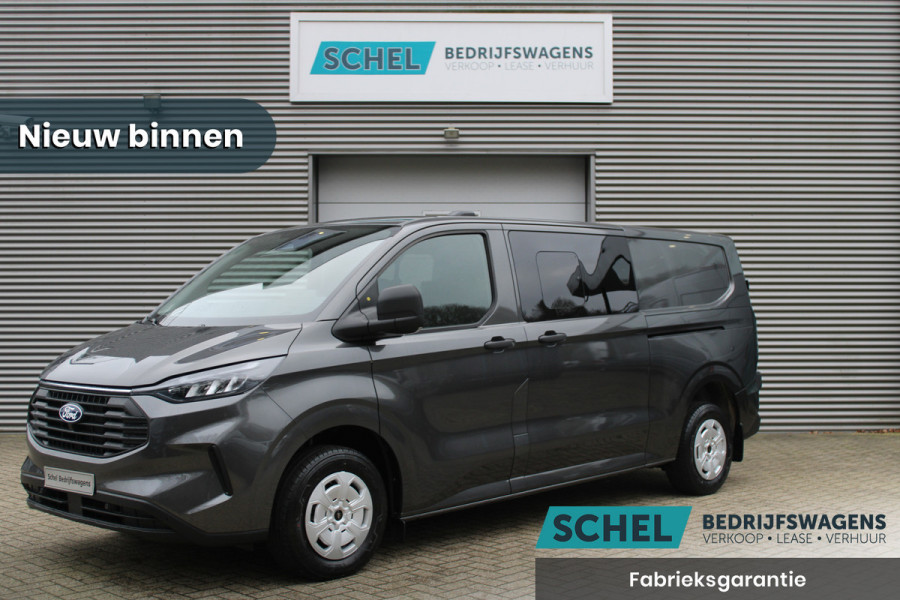 Ford Transit Custom 320 2.0 TDCI L2H1 Trend DC 136pk - 2x Schuifdeur - Carplay - Android - Camera - Verwarmd stuur - Trekhaak - LED koplampen - Stoe