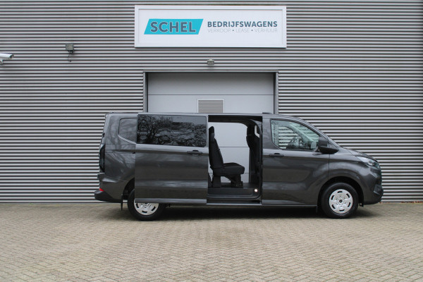 Ford Transit Custom 320 2.0 TDCI L2H1 Trend DC 136pk - 2x Schuifdeur - Carplay - Android - Camera - Verwarmd stuur - Trekhaak - LED koplampen - Stoe