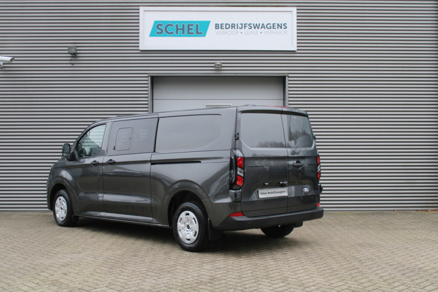 Ford Transit Custom 320 2.0 TDCI L2H1 Trend DC 136pk - 2x Schuifdeur - Carplay - Android - Camera - Verwarmd stuur - Trekhaak - LED koplampen - Stoe