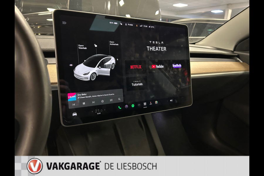 Tesla Model 3 Long Range AWD 75 kWh facelift 2021/ 360 camera / stoel verwarming / trekhaak 1000kg trek/ panorama-dak /autopilot