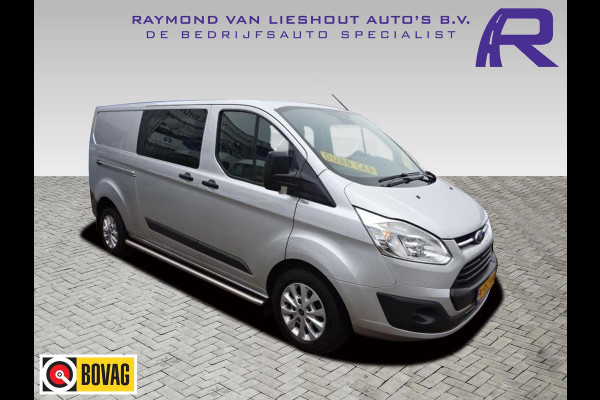 Ford Transit Custom 290 2.0 TDCI L2H1 Trend DUBBELE CABINE 6 PERSOONS AIRCO CRUISE PDC