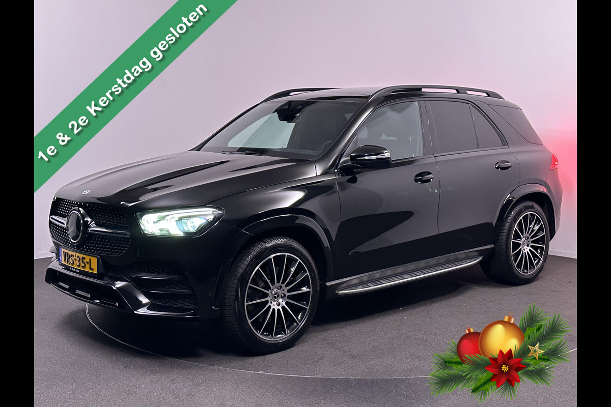 Mercedes-Benz GLE 350 D 4MATIC AMG Grijs Kenteken 272pk | Panodak | Widescreen Navi | Burmester | Adaptive Cruise |  Sfeerverlichting | Trekhaak af Fabriek | 360 Camera | Carplay | Stoelventilatie | Lederen Bekleding |