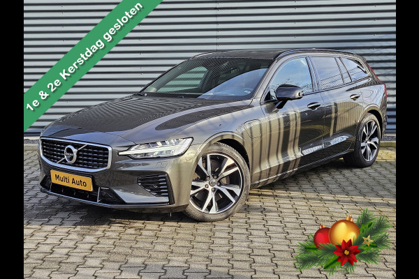 Volvo V60 T8 Recharge AWD R-Design Plug In Hybrid PHEV | Panodak | Lederen Sportstoelen Memory | Head Up | Adaptive Cruise | Harmand Kardon | Camera | BLIS |