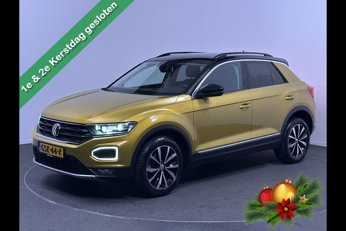 Volkswagen T-Roc 1.5 TSI Style 150pk DSG Dealer O.H | Adaptive Cruise | Navi | Stoel /Stuur Verwarming | Laneassist | 17"L.M |