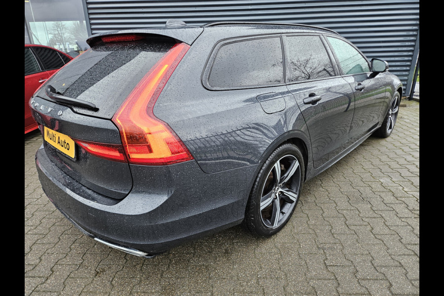 Volvo V90 T8 AWD R-Design Plug In Hybrid PHEV | Adaptive Cruise | Lederen Sportstoelen Memory | Kinderzitjes af Fabriek | Harman Kardon | 19"L.M |  Camera | Pilot Assist | Apple Carplay |