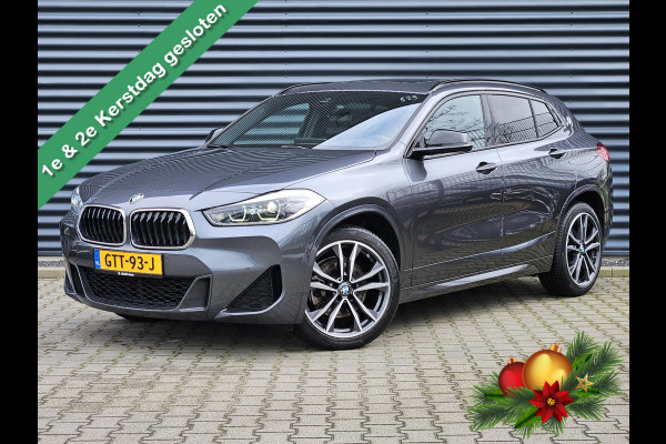 BMW X2 xDrive20i M Sport 192 pk Dealer O.H | Panodak | Lederen Sportstoelen & Memory | Apple Carplay | Head Up | Camera |Stuurverwarming | Sfeerverlichting | 19"L.M | DAB |