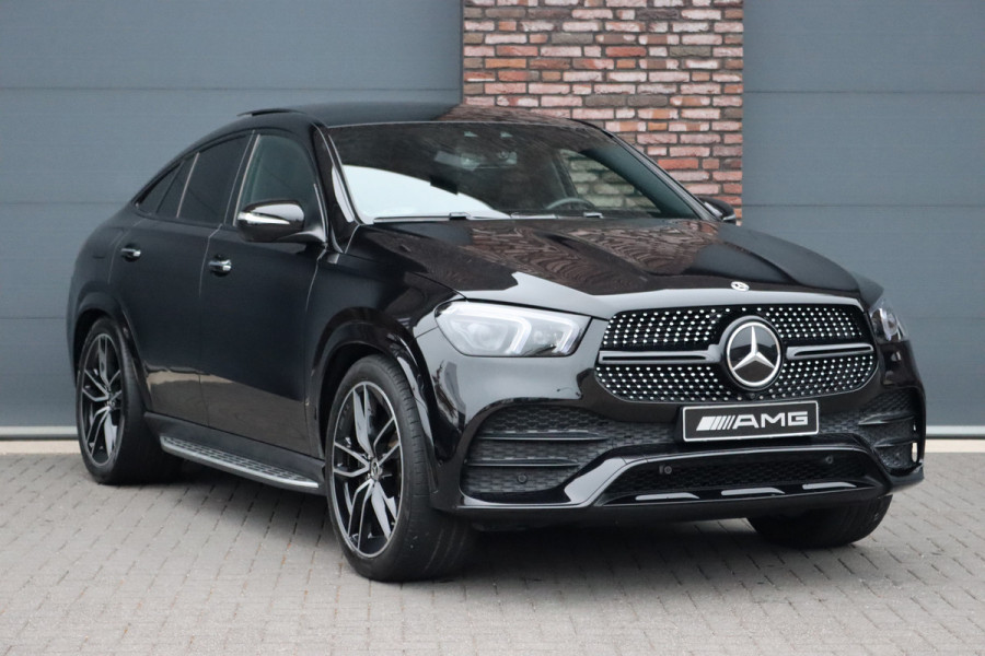 Mercedes-Benz GLE Coupé 350 e 4MATIC AMG Line Aut9 | Luchtvering | Distronic+ | Panoramadak | Trekhaak | Burmester | Stoelventilatie | HUD | Keyless Go | Surround Camera |