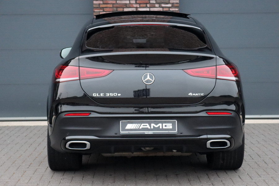 Mercedes-Benz GLE Coupé 350 e 4MATIC AMG Line Aut9 | Luchtvering | Distronic+ | Panoramadak | Trekhaak | Burmester | Stoelventilatie | HUD | Keyless Go | Surround Camera |