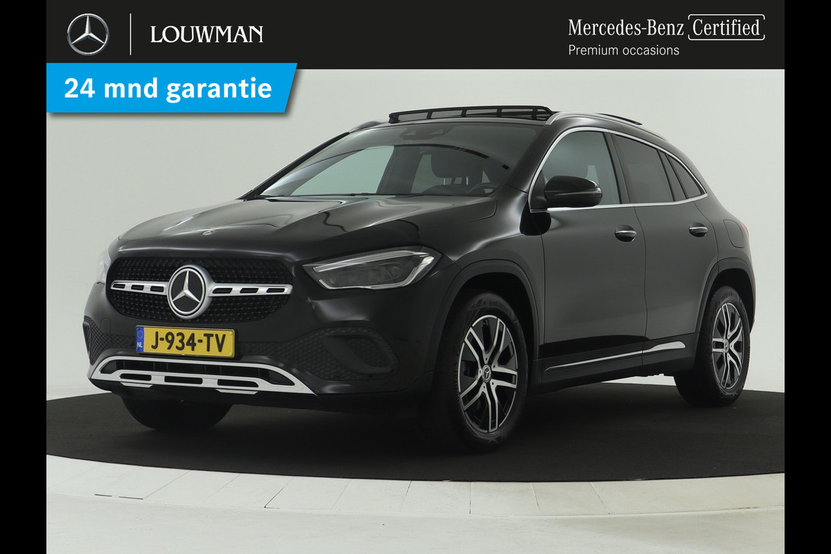 Mercedes-Benz GLA 200 Business Solution Luxury | Achteruitrijcamera | Sfeerverlichting | Panorama-schuifdak | Navigatie | Elektrisch verstelbare voorzetel links met Memory | Inclusief 24 maanden MB Certified garantie voor Europa.