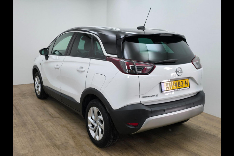 Opel Crossland X Occasion 1.2 Turbo met carplay en cruisecontrol | Tweedehands Opel Crossland X in wit/zwart dak | 1e eigenaar (!)