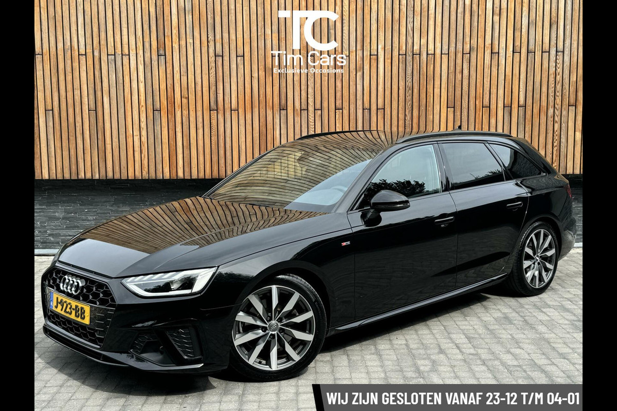 Audi A4 Avant 35 TFSI S-line Automaat | Navi | Privacy glass | Zwart optiek | Parkeersensoren voor en achter | Digitale dashboard | Stoe