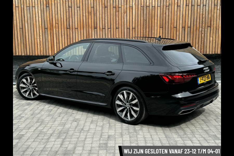 Audi A4 Avant 35 TFSI S-line Automaat | Navi | Privacy glass | Zwart optiek | Parkeersensoren voor en achter | Digitale dashboard | Stoe