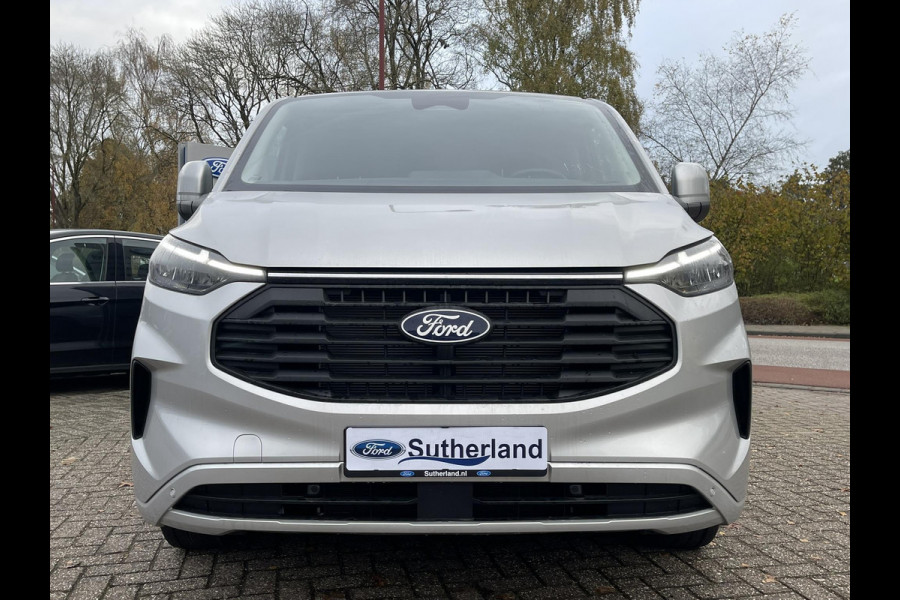 Ford Transit Custom 320 2.0 TDCI L2H1 Limited SCI  170pk Automaat! | 5 jaar garantie |  17 inch velgen | Dubbele schuifdeur | Draadloos opladen | Reservewiel |  70L brandstoftank | Trekhaak