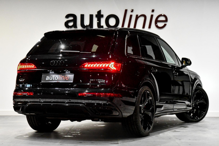 Audi Q7 60 TFSI e quattro Competition. Pano, RS Seats, Design leder, Luchtv, 360 3D, Laser, 23'' ACC, Memory, B&O, Stuurvw, Trekh!