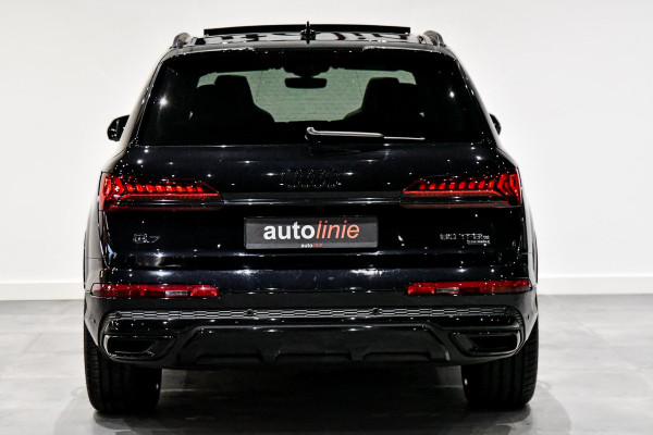 Audi Q7 60 TFSI e quattro Competition. Pano, RS Seats, Design leder, Luchtv, 360 3D, Laser, 23'' ACC, Memory, B&O, Stuurvw, Trekh!