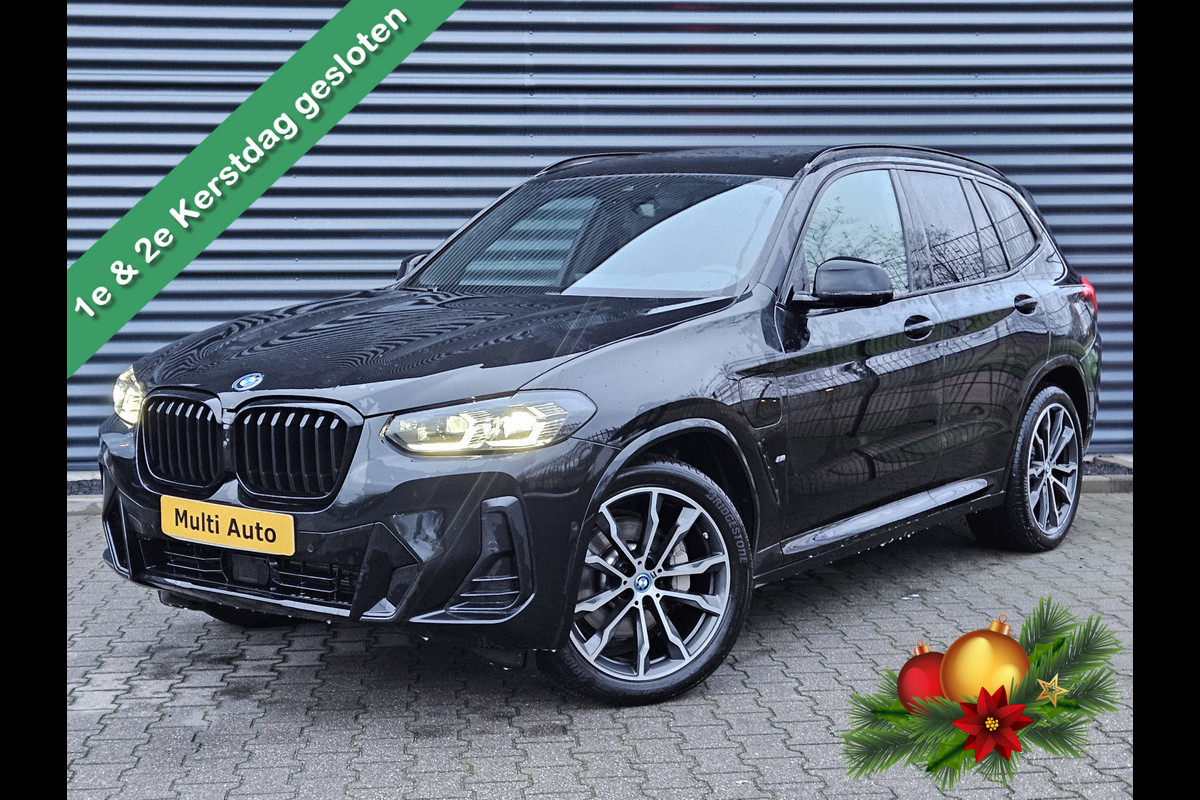 BMW X3 xDrive30e M Sport Shadow Plug In Hybrid PHEV | Panodak | Adaptive Cruise | Head Up | Lederen Sportstoelen Memory | 360 Camera | Harman Kardon | 20"L.M | Keyless |