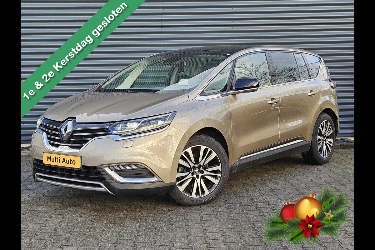 Renault Espace 1.6 TCe Initiale Paris 7 Persoons 4 Control | Panodak Elektrisch | Trekhaak af Fabriek | Adaptive Cruise | Lederen Comfortzetels Massage | BOSE Sound | Head Up | Camera |