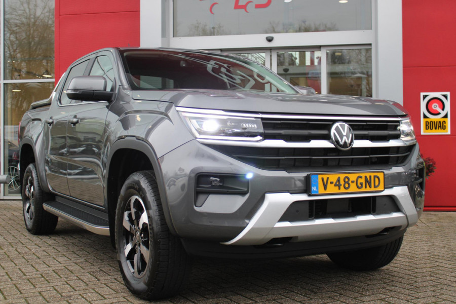 Volkswagen Amarok 2.0 TDI 205PK AUTOMAAT 4Motion STYLE | ELEKTRISCH VERSTELBARE STOELEN | TREEPLANKEN/OPZETBEUGELS | TREKHAAK | STOEL/STUUR VERWARMING | 18" LICHTMETALEN VELGEN | LED MATRIX KOPLAMPEN | 4X4 | ADAPTIVE CRUISE CONTROL | APPLE CARPLAY/ANDROID DODEHOEK DETECTIE | NIEUWE AUTO! |