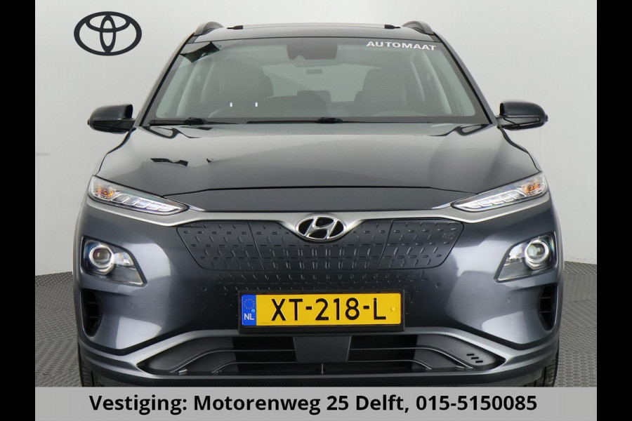 Hyundai Kona EV PREMIUM 204 PK PANORAMADAK ACCU=100% 64Kwh. LEER. NAVI. KEYLESS. FULL OPTION. TOT 5 JAAR GARANTIE*