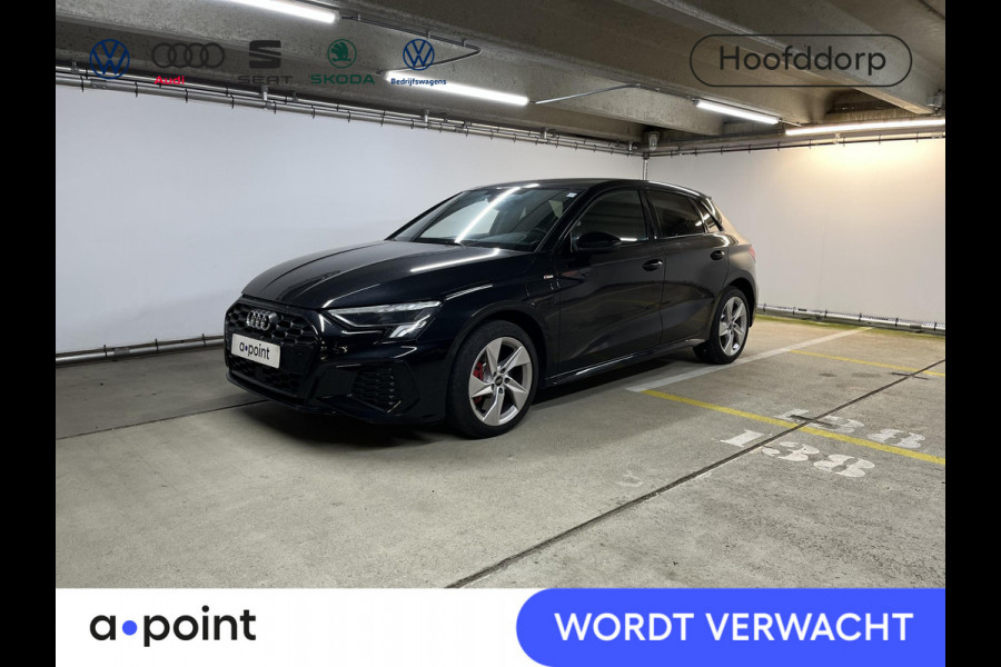 Audi A3 Sportback 45 TFSI e S edition 245 pk S-tronic Plug in Hybrid | Navigatie via App | Parkeersensoren achter | Achteruitrijcamera | Cruise control | Full-LED koplampen |