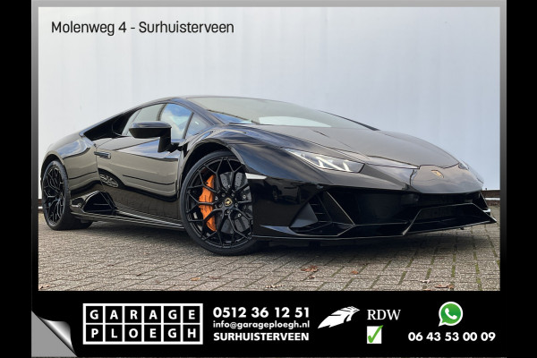 Lamborghini Huracan EVO 5.2 V10 - 640 CV AWD Nero Ade Lifting Dealer serviced Incl-BTW 4WD