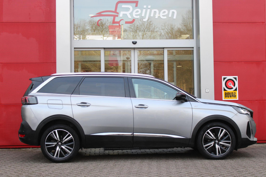 Peugeot 5008 1.2 130PK AUTOMAAT BLUE LEASE GT | PANORAMISCH SCHUIF/KANTEL DAK | ELEKTRISCH VERSTELBARE STOEL MET GEHEUGEN FUNCTIE | ELEKTRISCHE ACHTERKLEP | MASSAGE STOELEN | KEYLESS ENTRY/START | NAVIGATIE 10" TOUCHSCREEN | APPLE CARPLAY/ANDROID AUTO | STOEL VERWARMING | CLIMATE CONTROL | DAB+ RADIO |