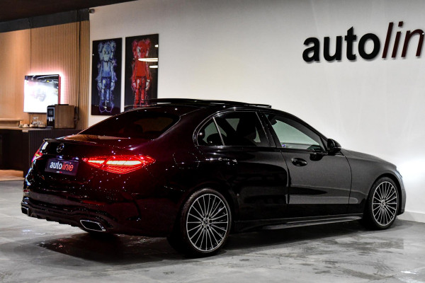 Mercedes-Benz C-Klasse 300 4MATIC AMG Night. Pano, Distro+, Burm, Camera, Sfeer, 19'', Digital, Dodeh, CarPlay!